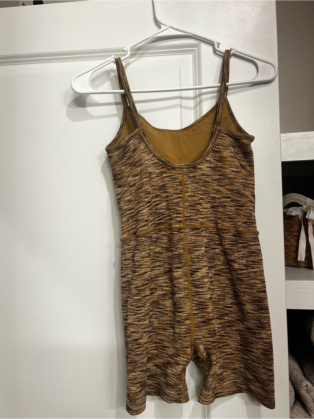 Target Brown Marled Knit Romper - Picture 2 of 2